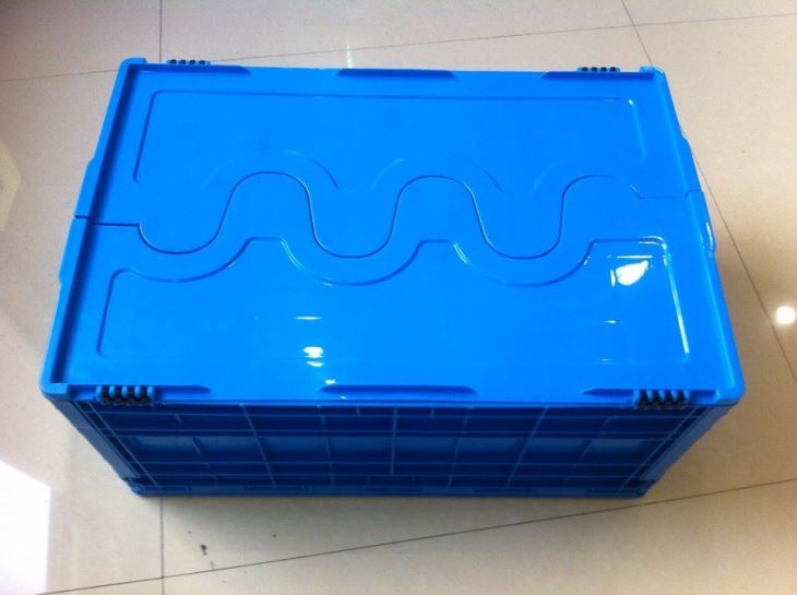Cajas de plástico plegables cerradas de 600 x 400 x 280 mm