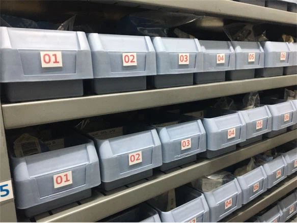warehouse rack storage bin