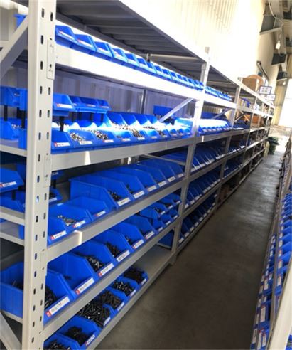semi open storage bin