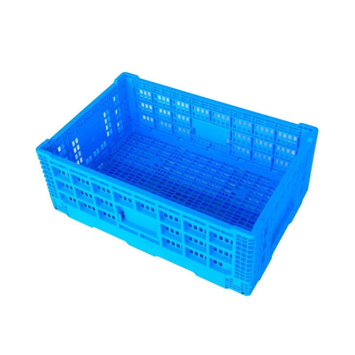 Contenedor de plástico plegable para almacenamiento de frutas y verduras