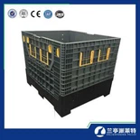 Caja de paletas de plástico plegable resistente