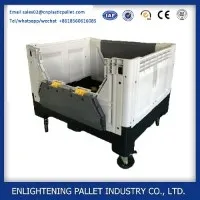 1200*1000*810 mm Sobre superficie pesada Palet de plástico plegable de servicio pesado