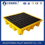 Plataforma de derrames de 4 tambores de HDPE para petróleo