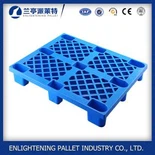 L1200XW1000XH140 mm Paleta de plástico de red de servicio con 9 pies