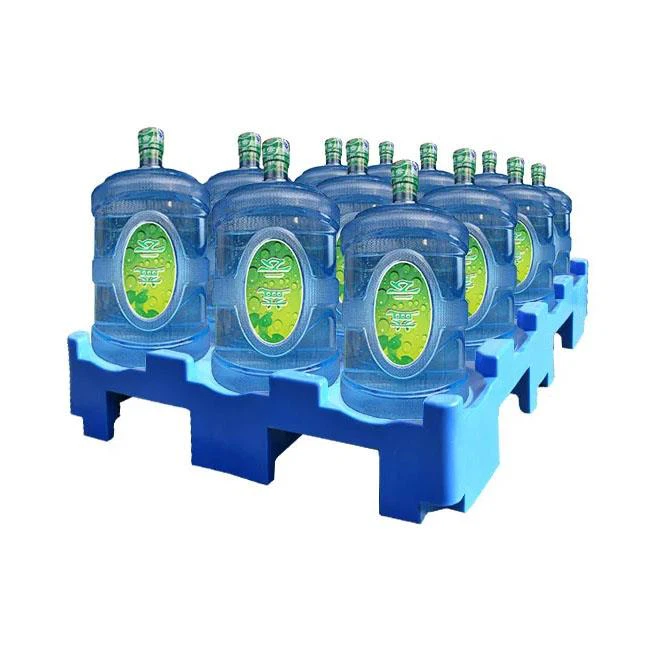 5 Gallon Water Bottle Plastic Pallet Blue Color Plastic Pallet