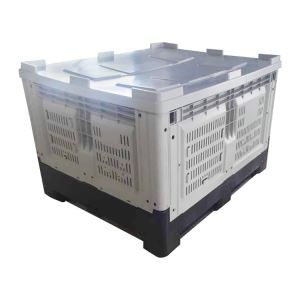 Caja de palets de plástico plegable