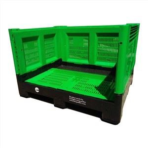 Contenedor de cosecha plegable de plástico