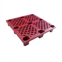 Palet de plástico para uso terrestre