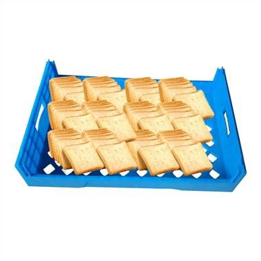 Bastidores de contenedores de plástico para pan