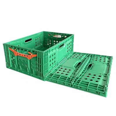 Caja de cesta plegable de plástico