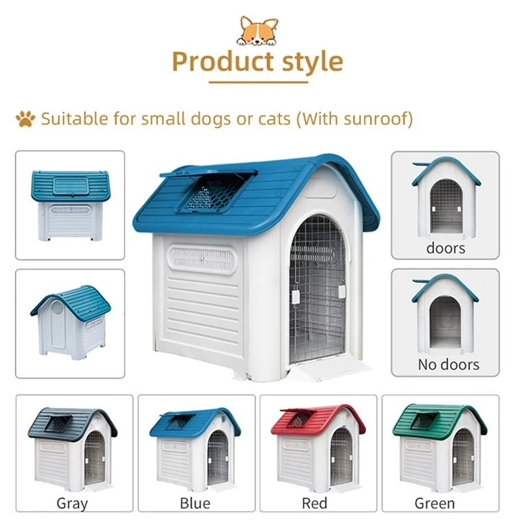 Wholesale Plastic Waterproof Dog House Outdoor Indoor