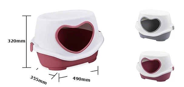 hooded-enclosed-heart-shaped-cat-litter-box-dimensions hooded-enclosed-heart-shaped-cat-litter-box-dimensions