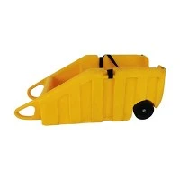Contención de tambor Poly-Dolly elevable con carretilla elevadora de 60 galones