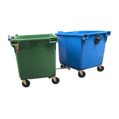 Bin de basura 660L con Tow - cadena de gancho