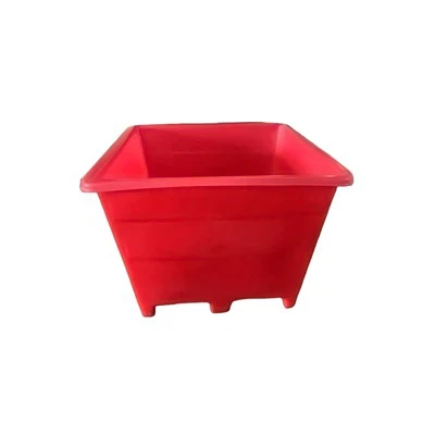 Tanque de mortero de plástico de piel gemela