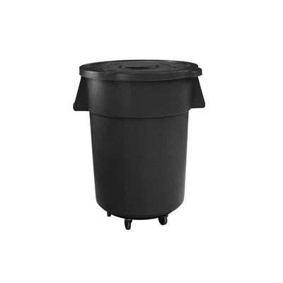 Round America Style Dust Bardbin con Dolly